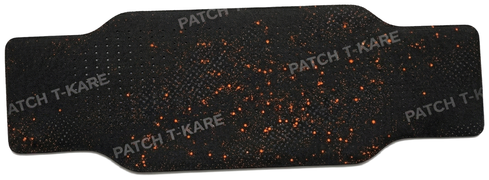 Patch T-KARE noir à complexe minéral, vu de dessus